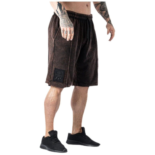 Legal Power Stone Wash Shorts Ottobos / Шорти за трениране / Черни - Black  Legal Power - Nutra Best Bulgaria