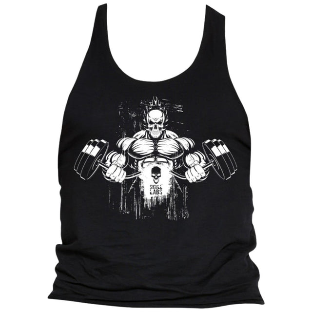 Skull Labs TankTop | Black-White - Nutra Best Bulgaria