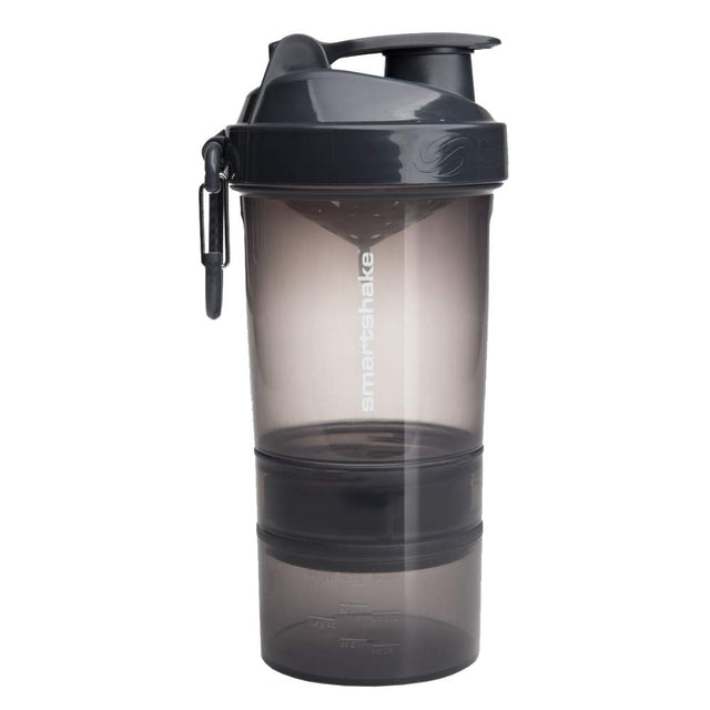 2Go Smart Shaker | Space Grey - 600 мл - Nutra Best Bulgaria