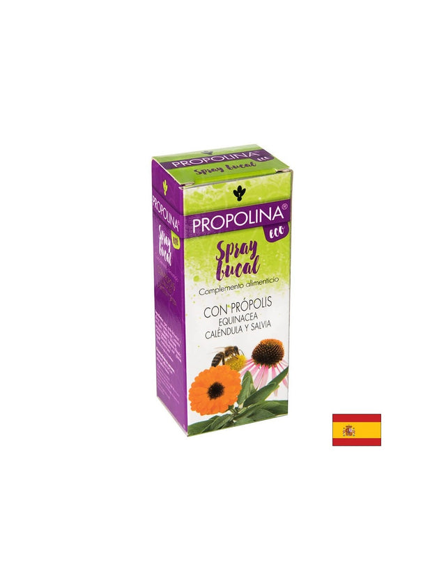 Успокояващ спрей за гърло Propolina® - С прополис, ехинацея, лайка и салвия, 30 ml  Artesania Agricola - Nutra Best Bulgaria