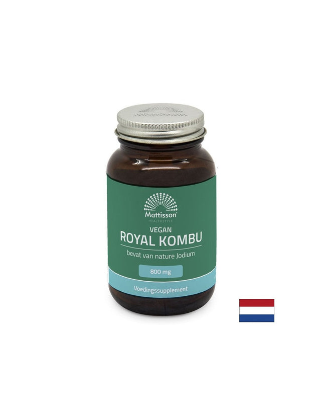 Щитовидна жлеза - Роял Комбу (Кафяви водорасли Ламинария), 60 капсули Mattisson Healthstyle - Nutra Best Bulgaria
