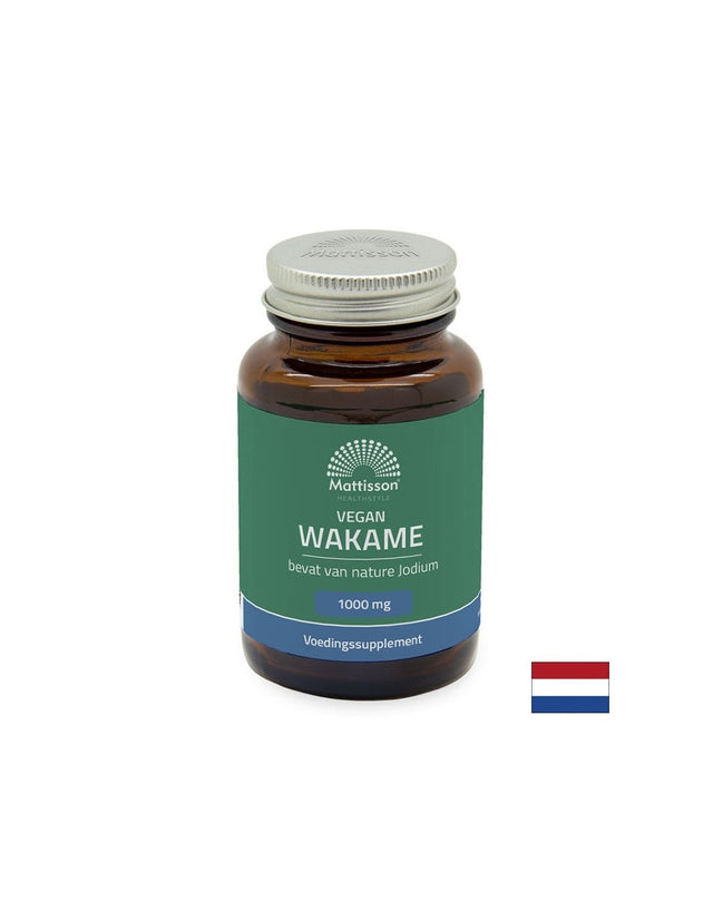 Щитовидна жлеза - Уакаме (водорасли),1000 mgх60 капсули Mattisson Healthstyle - Nutra Best Bulgaria