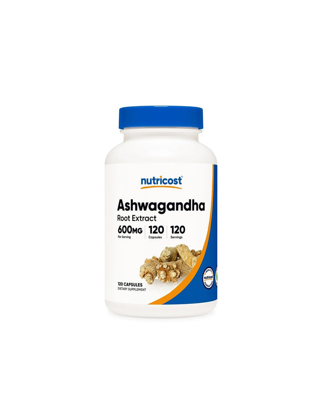Стрес и добро настроение - Ашваганда, 600 mg х 120 капсули - Nutra Best Bulgaria