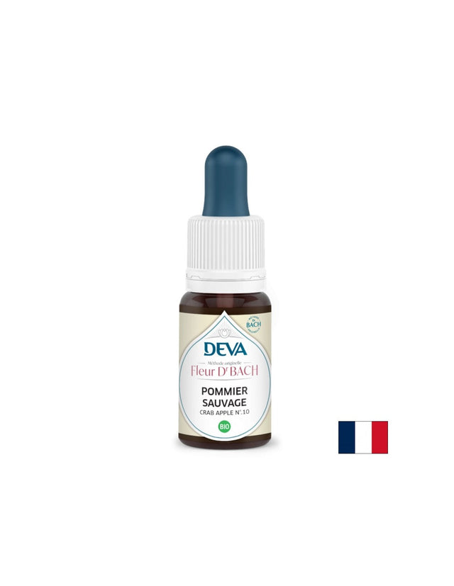 Стрес и добро настроение - Дива ябълка, капки по метода на Бах № 10, 15 ml - Nutra Best Bulgaria