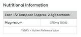 Magnesium Powder 375 mg | Magnesium Citrate - 200 грама - Nutra Best