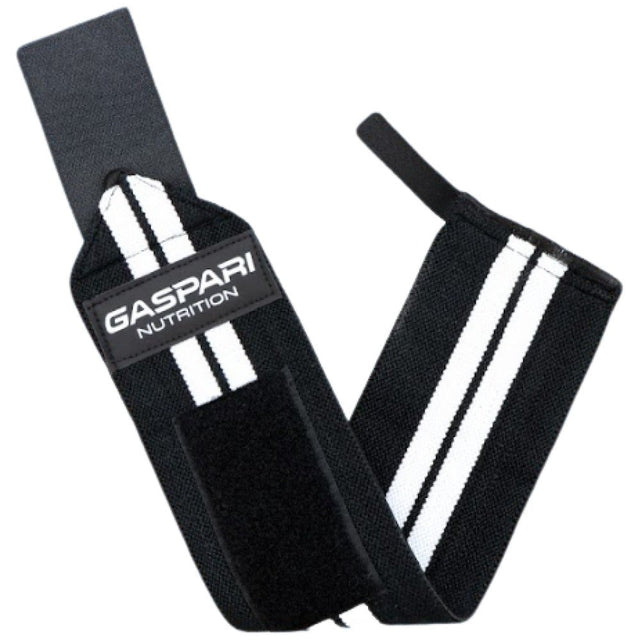 Gaspari Wrist Wraps | Тренировъчни накитници - Черни - Nutra Best Bulgaria