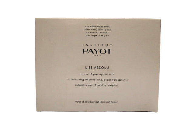 Set Payot: Liss Absolu, Eliminates Impurities, Peeling Powder, 10 pcs, 5 g + Liss Absolu, Eliminates Impurities, Peeling Lotion, 10 pcs, 10 ml + Liss Absolu, Hyaluronic Acid, Hydrating, Cream Mask, For Face, 10 pcs, 20 g  Payot - Nutra Best Bulgaria