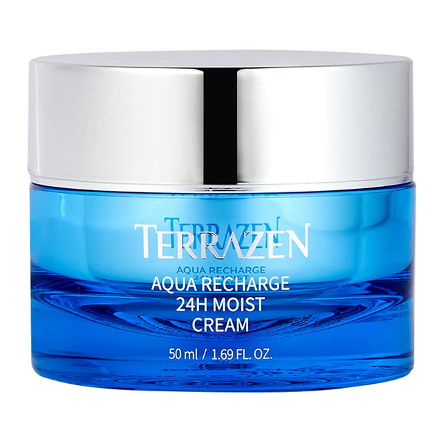 Terrazen, Aqua Recharge, 24-часова хидратация, Воден крем, Лице, 50 мл