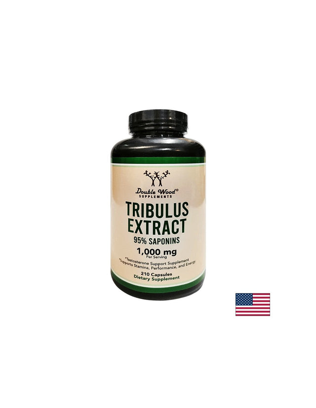 Tribulus Extract/ Трибулус / Бабини зъби Екстракт, 210 капсули Double Wood - Nutra Best Bulgaria