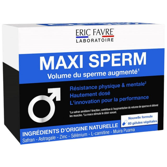 Maxi Sperm | Increased Sperm Volume - 60 капсули - Nutra Best Bulgaria