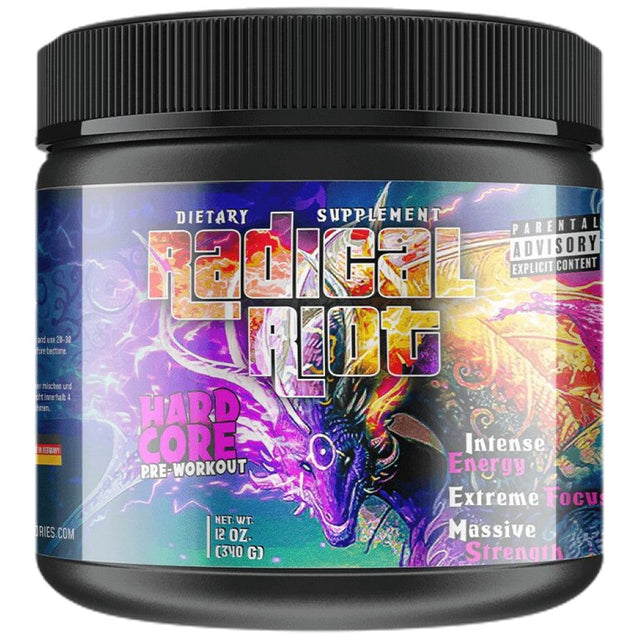 Radical Riot V3 Hardcore Pre Workout - 340 грама - Nutra Best Bulgaria