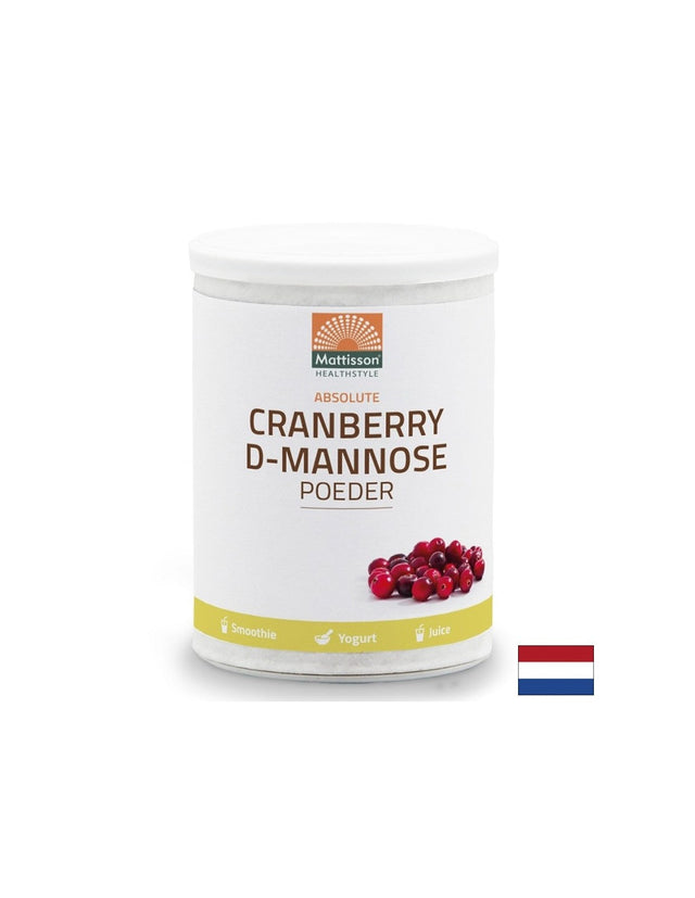 Уринарен тракт - Червена Боровинка + D-Маноза, 100 g прах Mattisson Healthstyle - Nutra Best Bulgaria