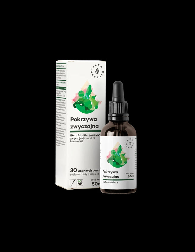 Уринарен тракт - Коприва (лист), 50 ml капки Aura Herbals - Nutra Best