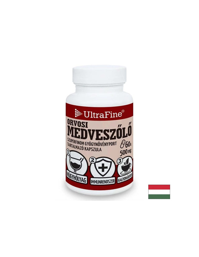 Уринарно здраве - Мечо грозде (лист), 500 mg x 60 капсули - Nutra Best Bulgaria