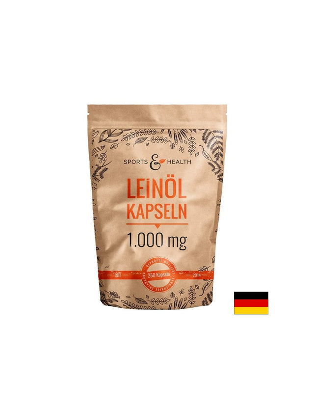 В подкрепа на имунитета, сърцето и мозъчната функция - Ленено масло, 1000 mg х 250 капсули - Nutra Best Bulgaria