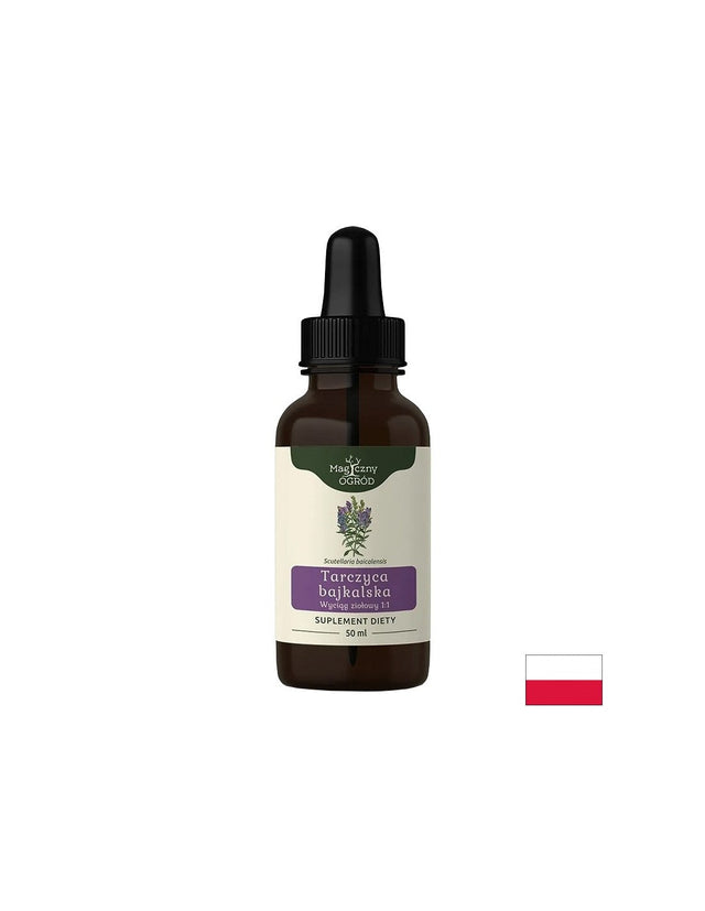 В подрепа на добрия сън и имунитета - Шлемник байкалски, тинктура 50 ml - Nutra Best Bulgaria
