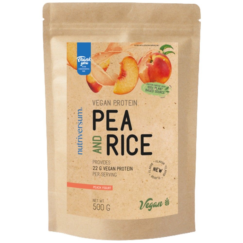 Vegan Protein | Pea and Rice - 500 грама  Nutriversum - Nutra Best Bulgaria