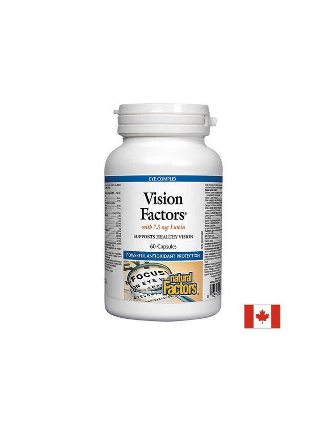 Vision Factors Формула за силно зрение, 60 капсули Natural Factors - Nutra Best Bulgaria