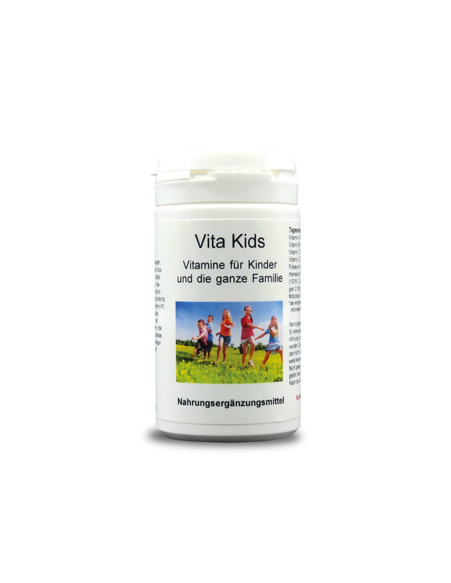 Vita Kids - Витамини за деца, 60 таблетки за дъвчене с вкус на малина Karl Minck - Nutra Best Bulgaria