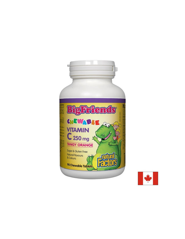 Big Friends Jr Chewable C 250 mg - 90 Дъвчащи таблетки - Nutra Best Bulgaria