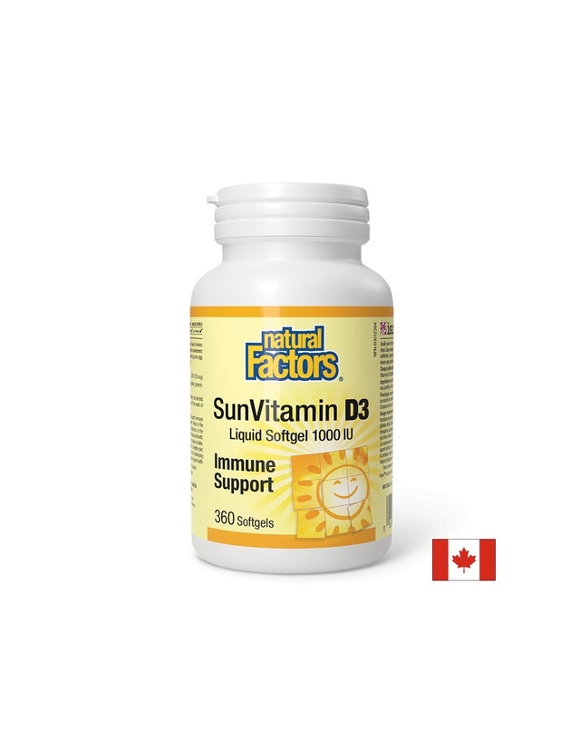SunVitamin D3 1000 IU - 360 Гел капсули - Nutra Best Bulgaria