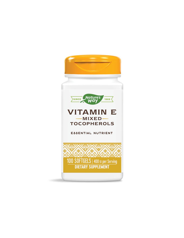 Vitamin E - Витамин E (токофероли микс) 268 mg, 100 софтгел капсули Nature’s Way - Nutra Best Bulgaria