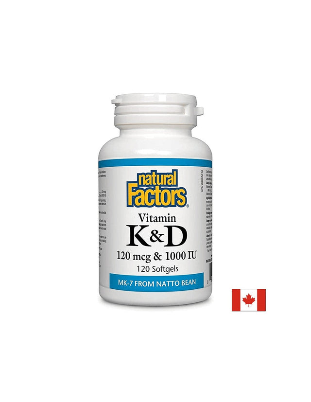 Vitamin K2 120 mcg | D3 1000 IU - 120 Гел капсули - Nutra Best Bulgaria