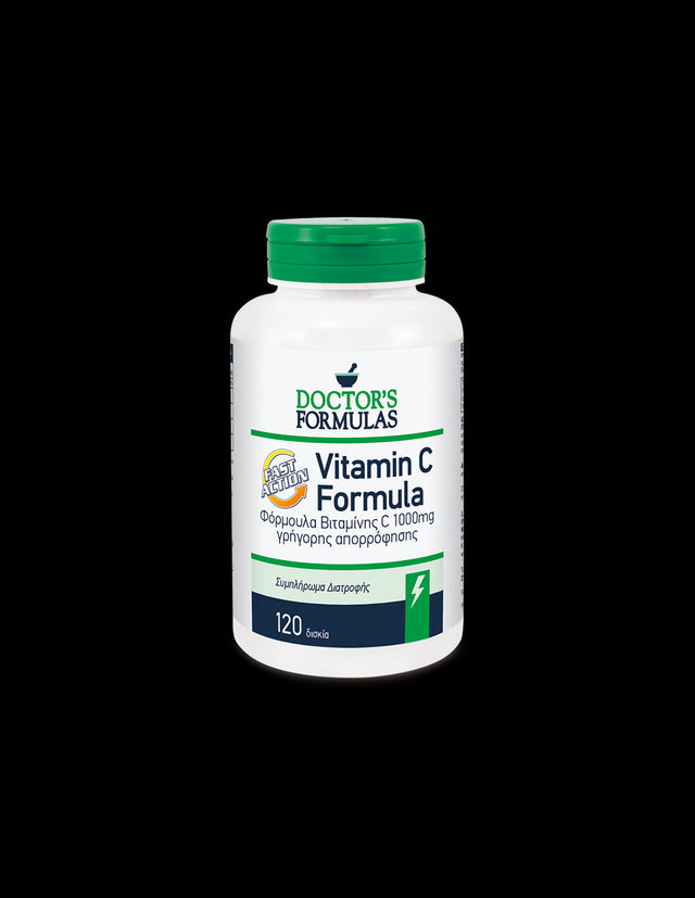 Витамин С 1000 mg  (с бързо усвояване), 120 таблетки Doctor’s Formulas - Nutra Best Bulgaria