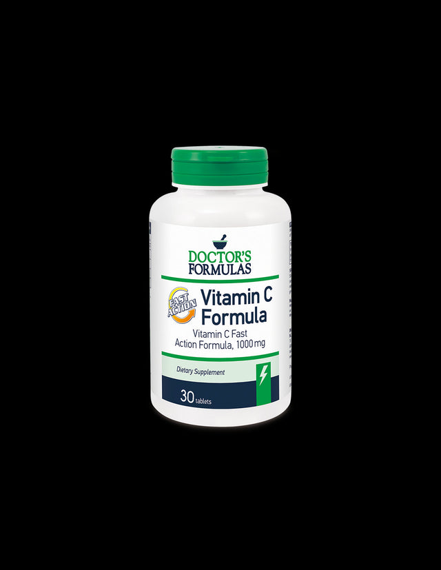 Витамин С (с бързо усвояване) - 1000 mg , 30 таблетки Doctor’s Formulas - Nutra Best Bulgaria