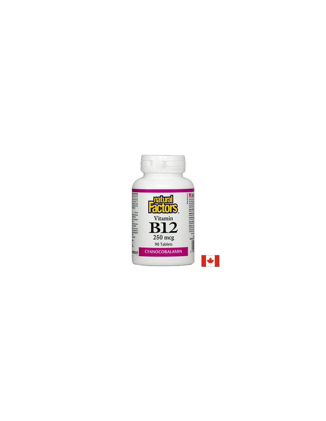 Vitamin B12 250 mcg - 90 Таблетки - Nutra Best Bulgaria