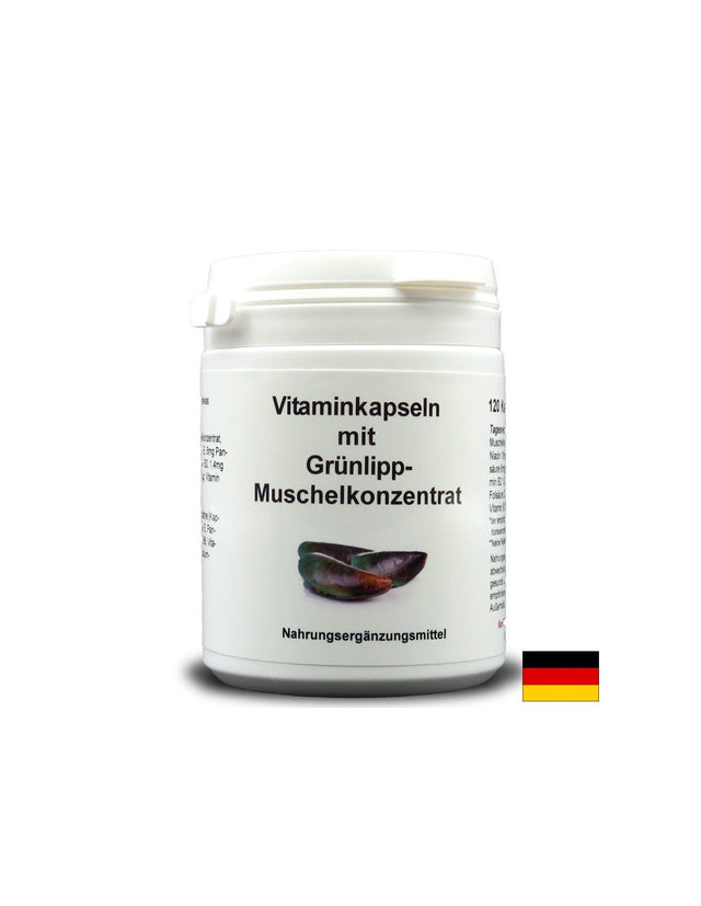 Vitaminkapseln mit Grünlipp-Muschelkonzentrat - Зеленоуста мида и витамини, 120 капсули Karl Minck - Nutra Best Bulgaria