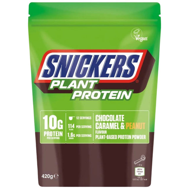 Snickers Plant HiProtein - 420 грама - Nutra Best Bulgaria