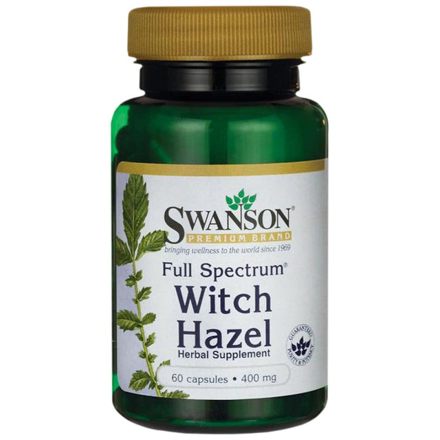 Full Spectrum Witch Hazel 60 капсули  Swanson - Nutra Best Bulgaria