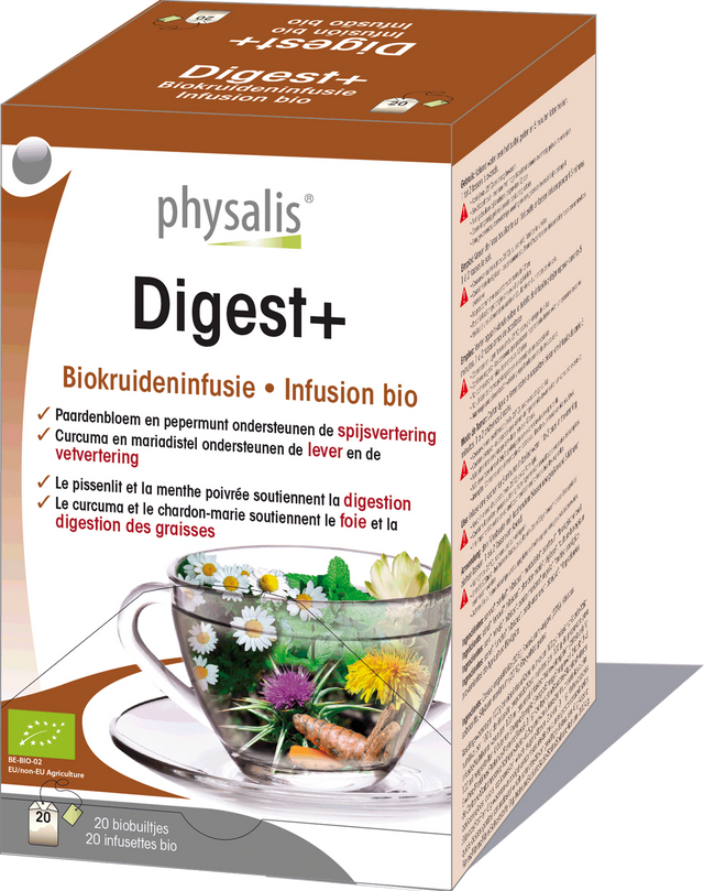 Чай храносмилатен Био x 20 бр. - PHYSALIS  Physalis - Nutra Best Bulgaria