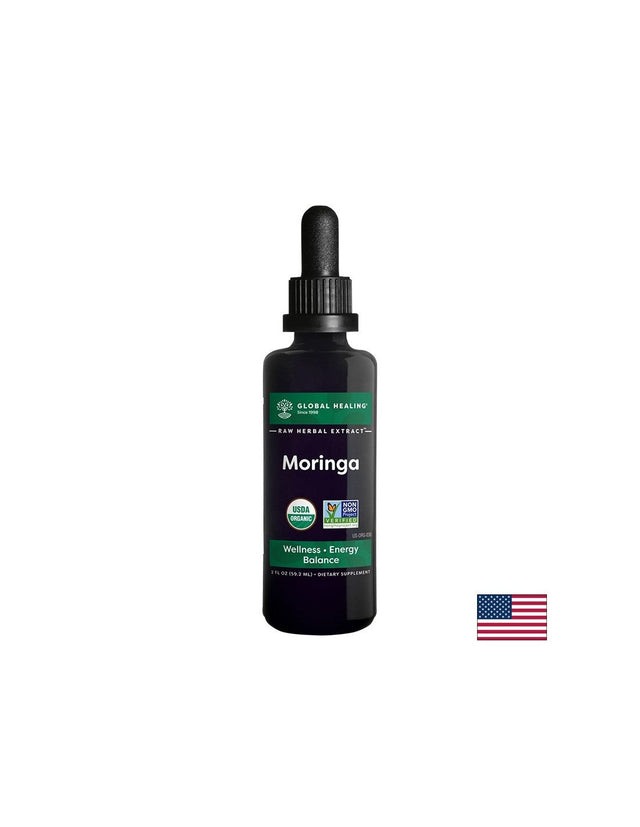 Антиоксидант - Моринга, капки x 59.2 ml  Global Healing - Nutra Best Bulgaria