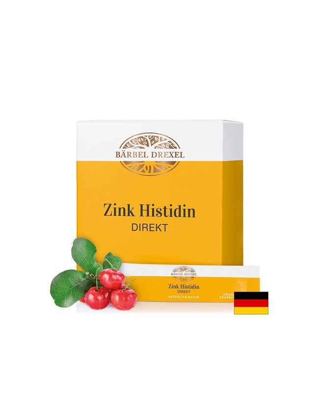 Zink Histidin DIREKT/ Цинк, хистидин и витамин С, 30 сашета х 2 gr /С вкус на портокал и грейпфрут Bärbel Drexel - Nutra Best Bulgaria