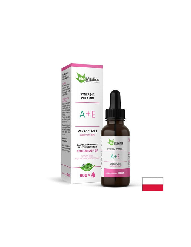 Зрение - Витамини А+Е, капки 30 ml EkaMedica - Nutra Best Bulgaria